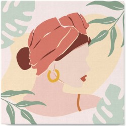 Mujer con pañuelo Mini...