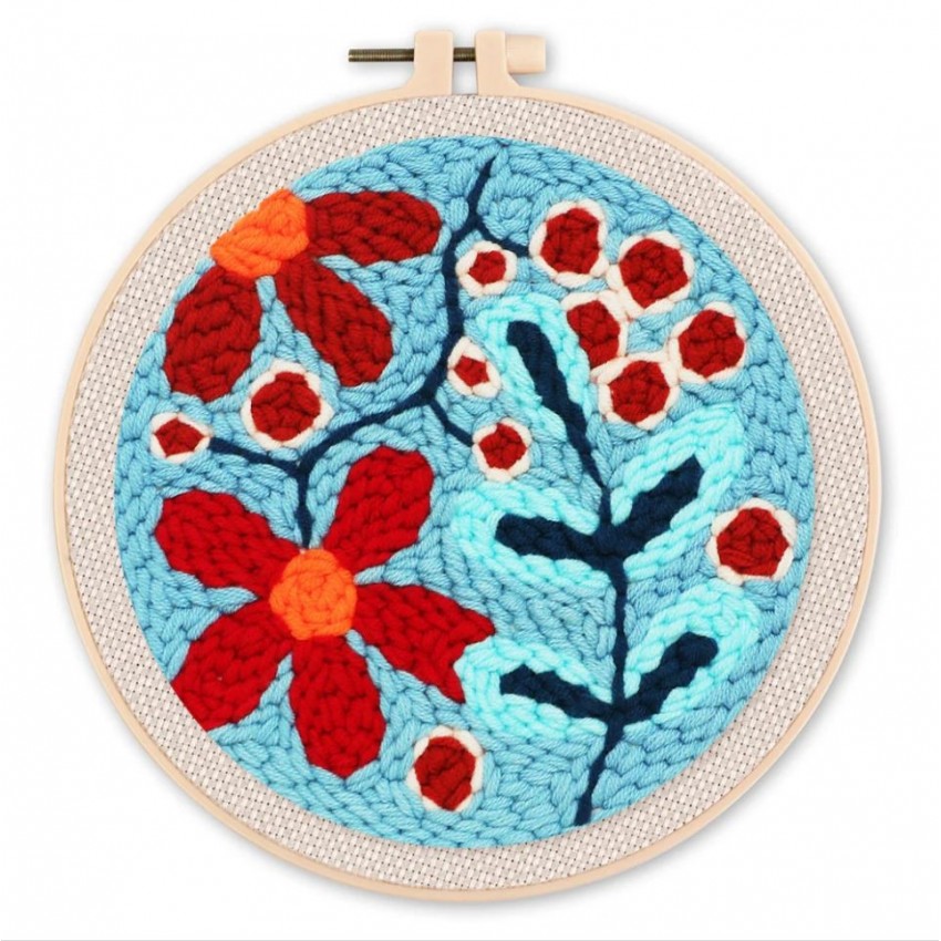 Margaritas rojas Set Punch needle 20...