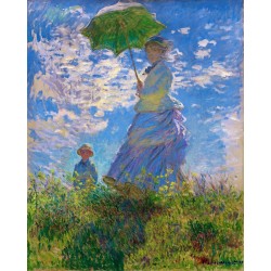 Mujer con sombrilla Monet...