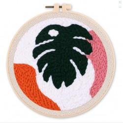Monstera Set Punch needle...