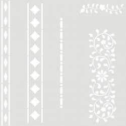 Stencil Deco Cenefa 051...