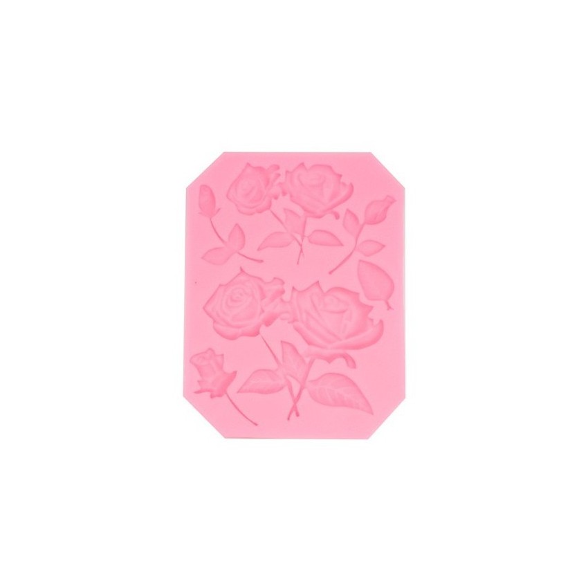 Molde de Silicona 067 Rosas
