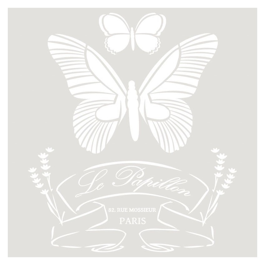 Stencil Deco Composición 039 Papillon...