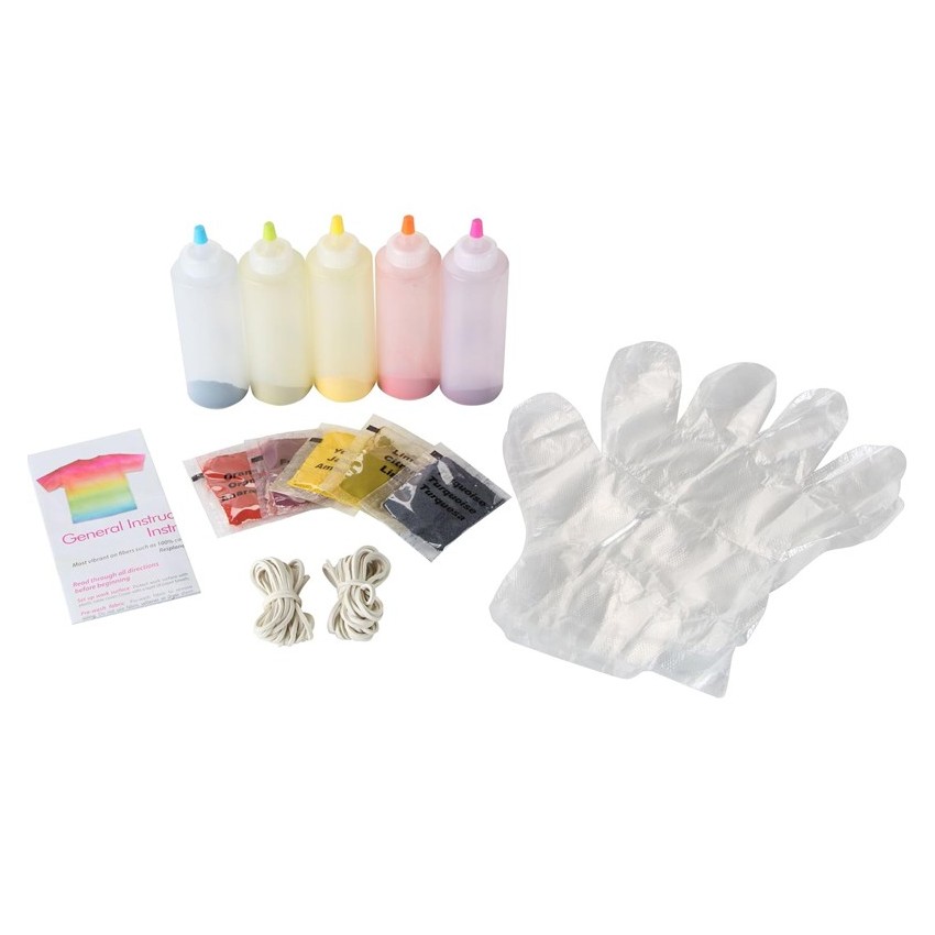 kit tie dye 5 col polvo tulip neon 31673