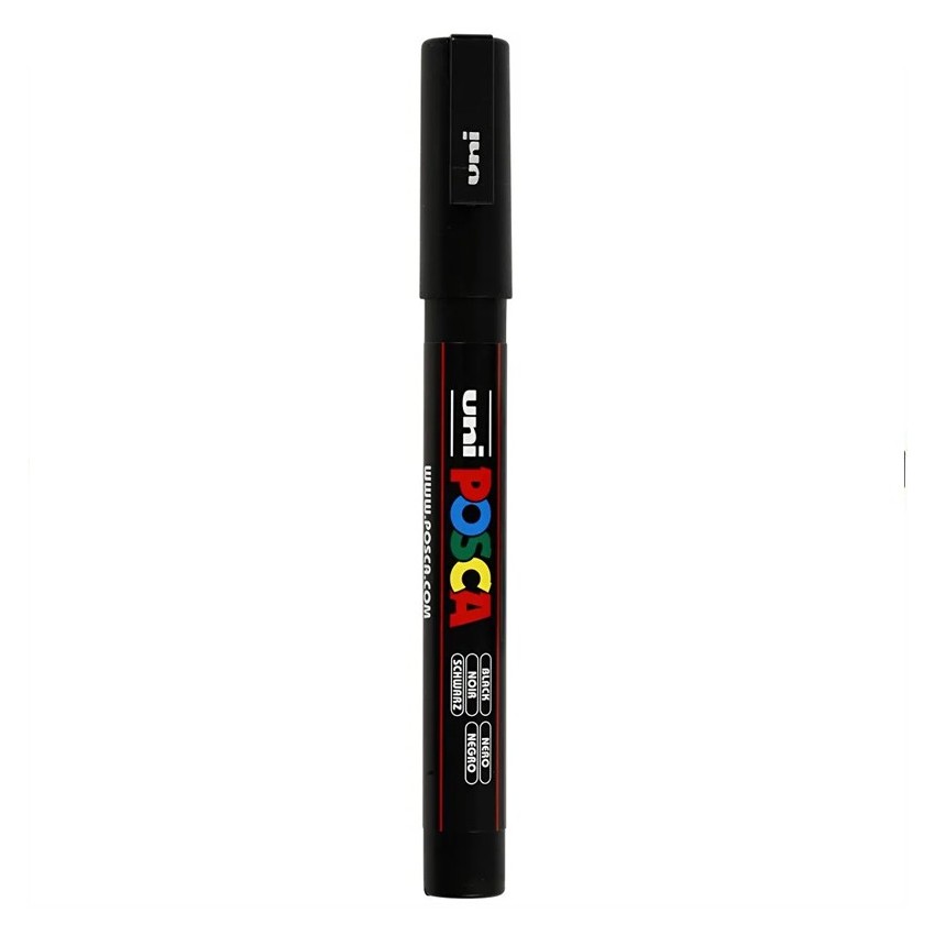 rot. posca pc-3m 1,3mm negro