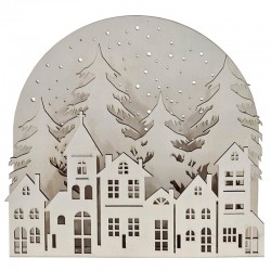 escena casitas de navidad...