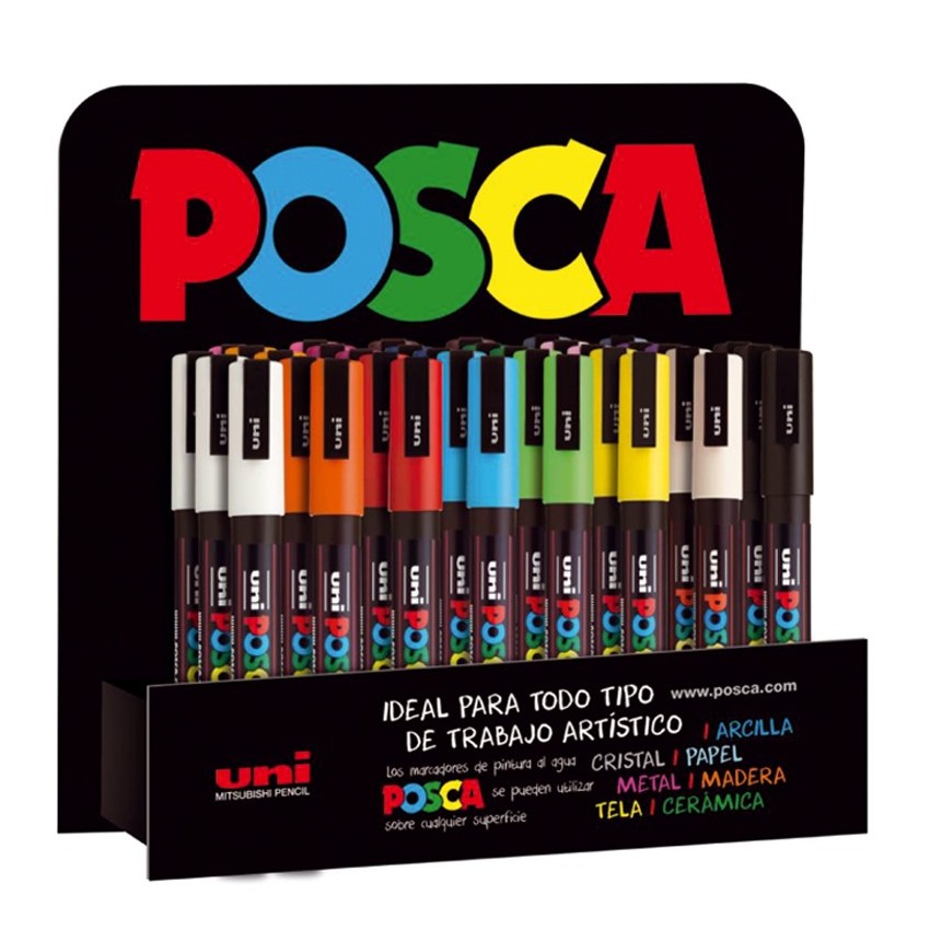 Expositor Posca PC 3M 36 rot surtidos...