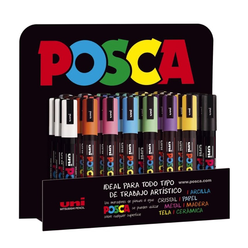 Expositor Posca PC 5M 36 rot surtidos...