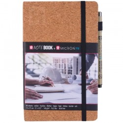 cuaderno  corcho sakura...
