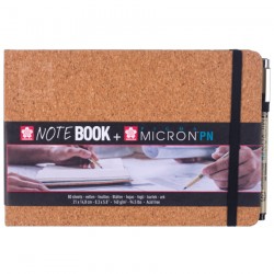 cuaderno  corcho sakura...