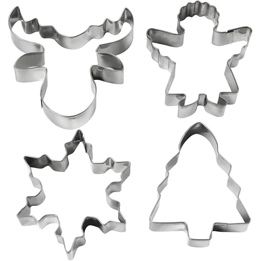 cortador de galletas, a. 8 cm, , 4ud