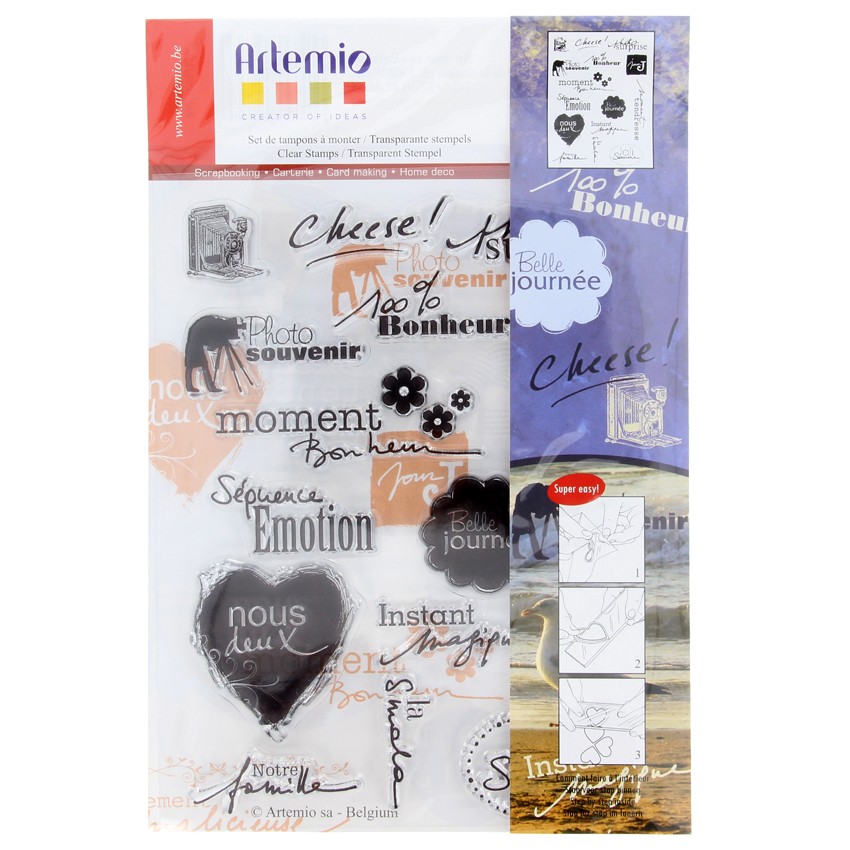Sellos transparentes Artemio Scrap 2