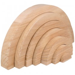 Arcoíris de madera (28x3x14...