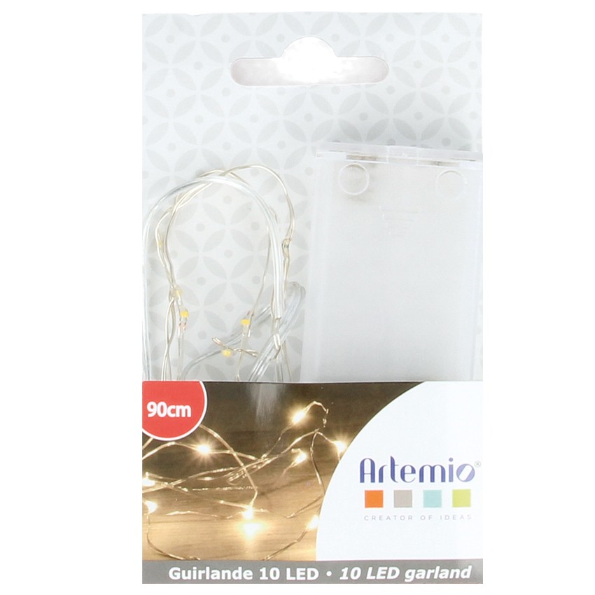 Guirnalda LED cobre (1 metro, 10 luces)