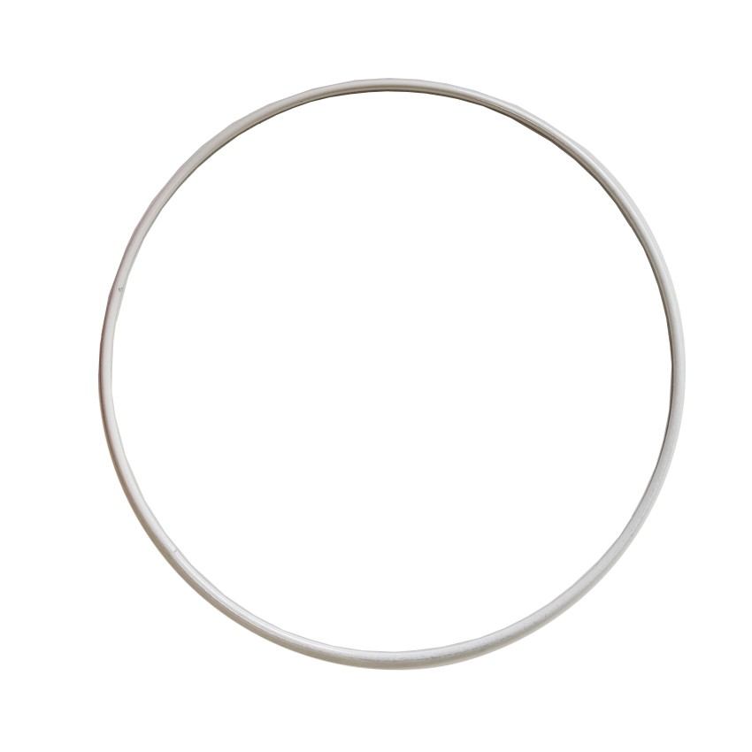 aro metálico 15 cm (pintado en blanco)
