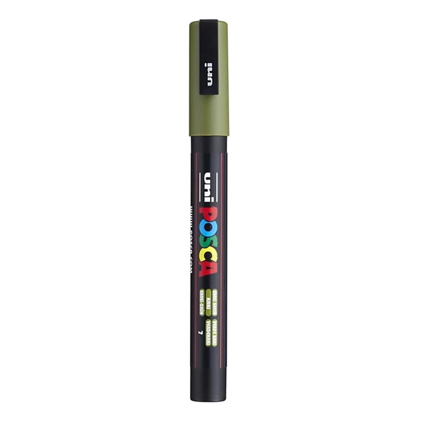 rot. posca pc-3m 1,3mm verde kaki