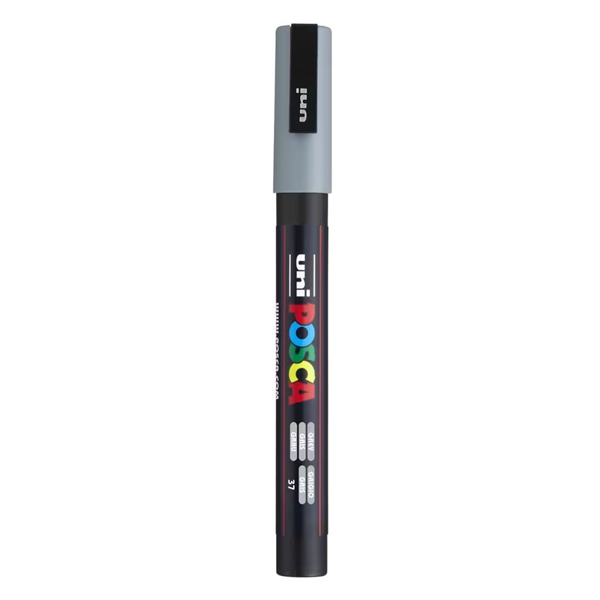 rot. posca pc-3m 1,3mm gris