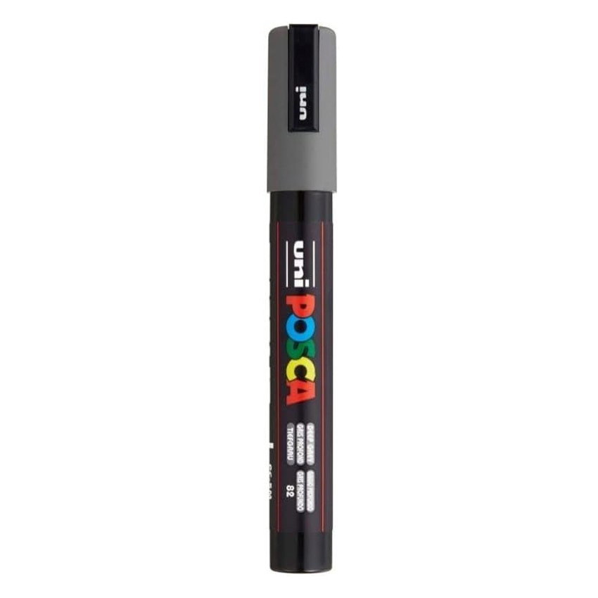 rot Posca PC-5M  2,5 mm Gris profundo