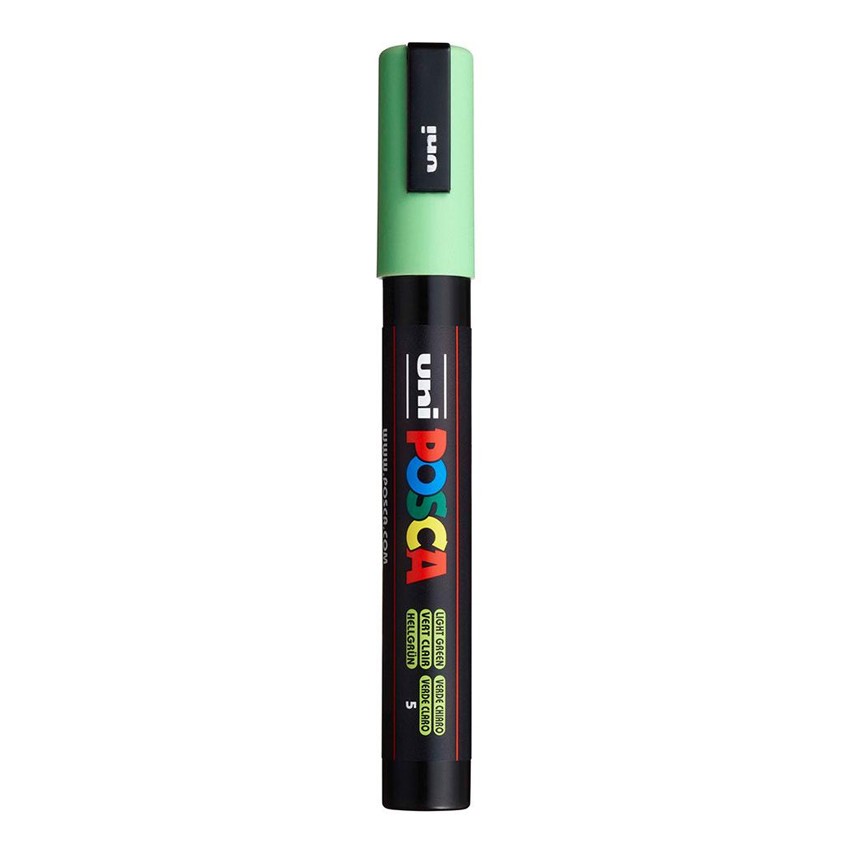 rot Posca PC-5M  2,5 mm verde claro