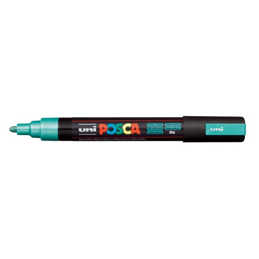 rot Posca PC-5M  2,5 mm verde metal