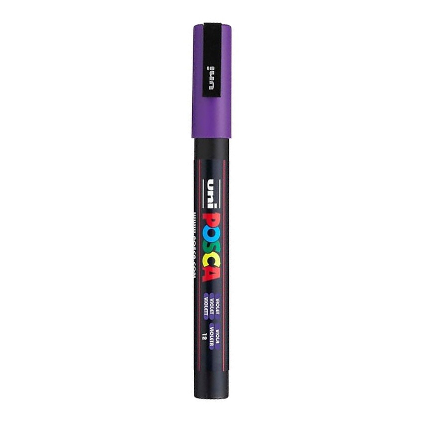 rot Posca PC-5M  2,5 mm violeta