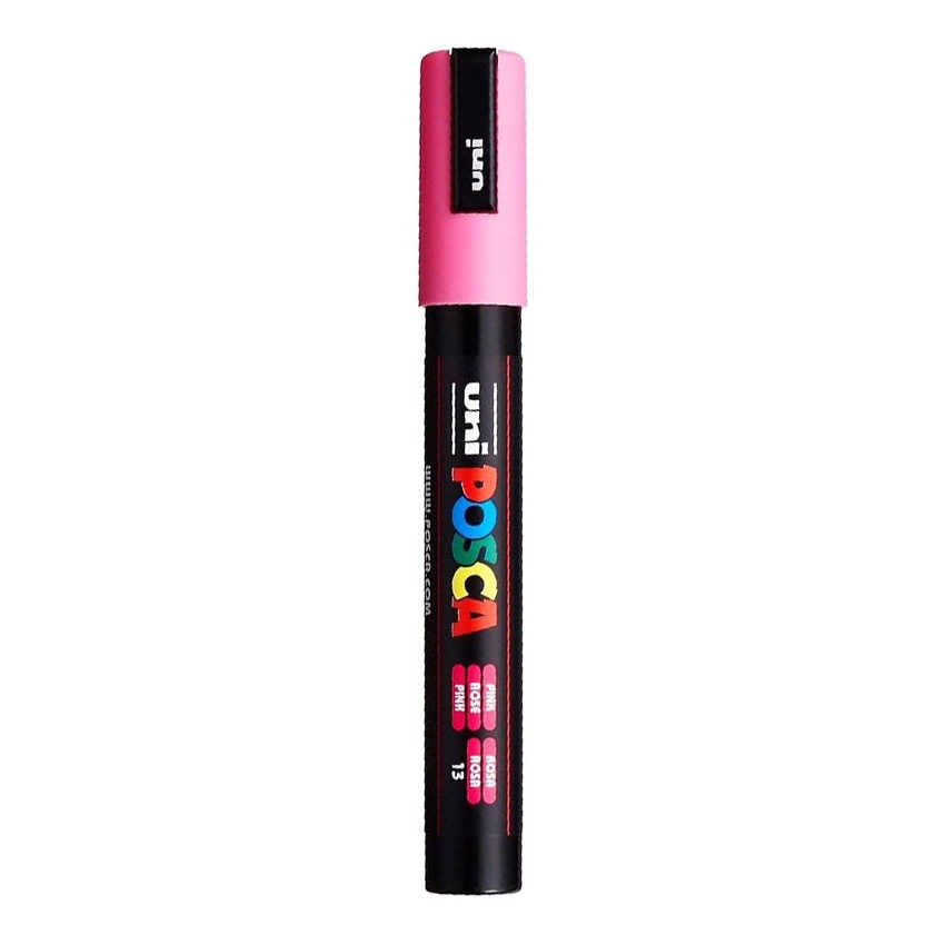 rot Posca PC-5M  2,5 mm rosa