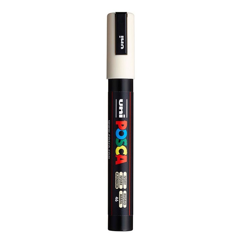 rot Posca PC-5M  2,5 mm marfil