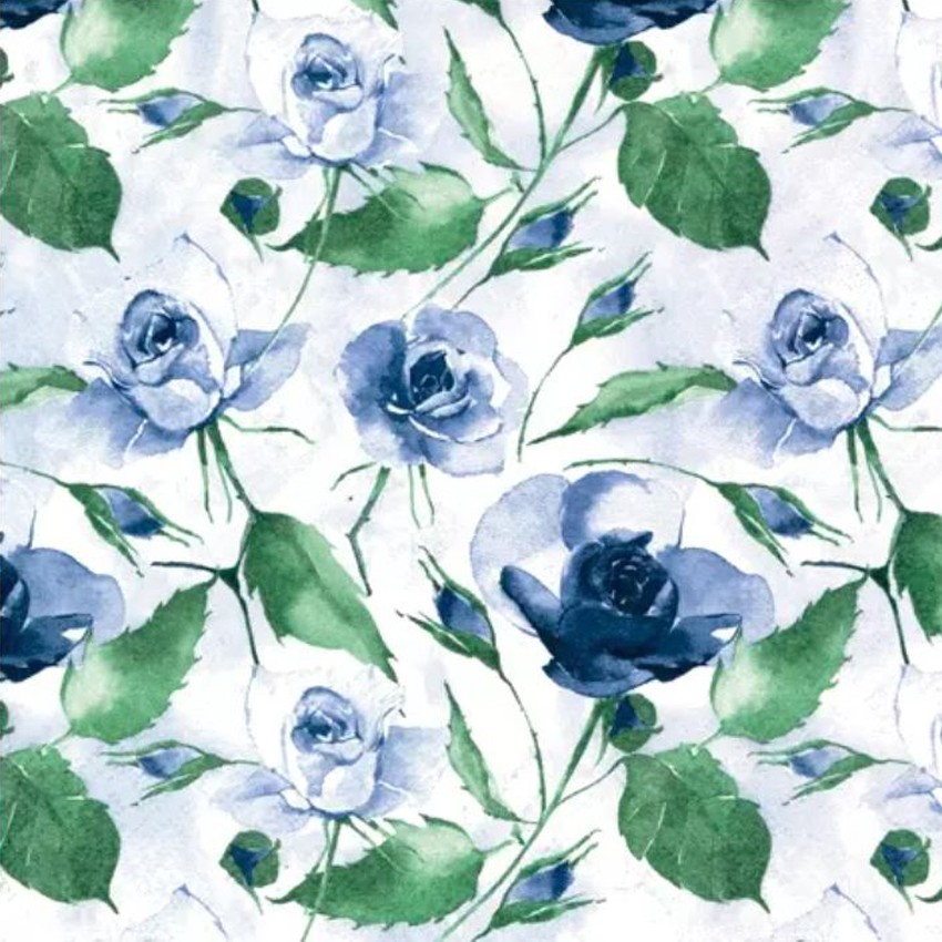 paque 20 servilletas fondo flor azul...