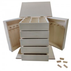 Caja joyero c tapa, 4... 2