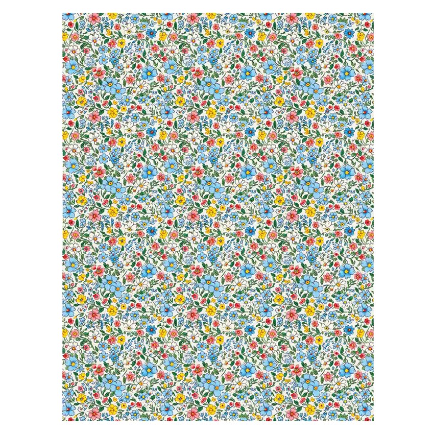 papel arroz 35x50cm flores liberty...