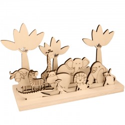 PAISAJE SAFARI 30X12X3CM