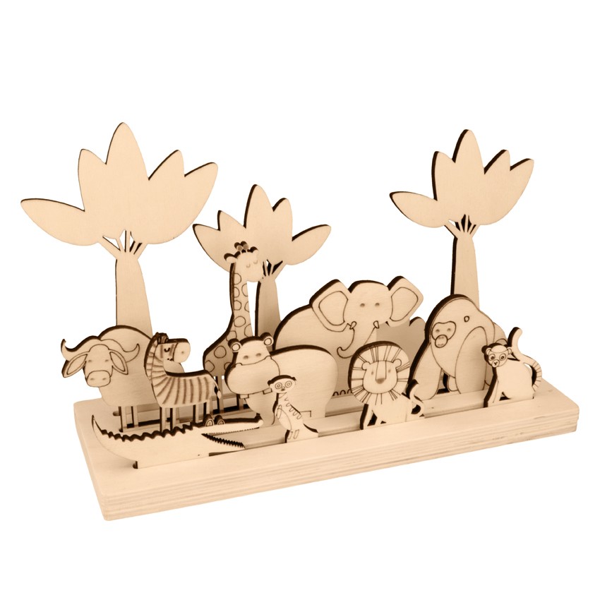 PAISAJE SAFARI 30X12X3CM