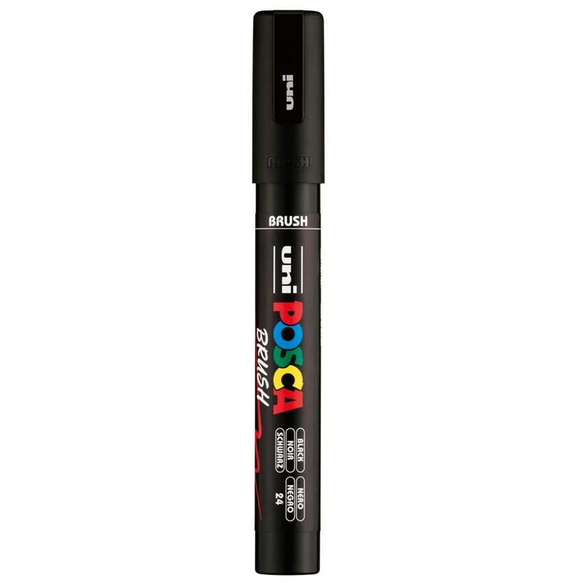rot Posca PC-5BR  2,5 mm negro