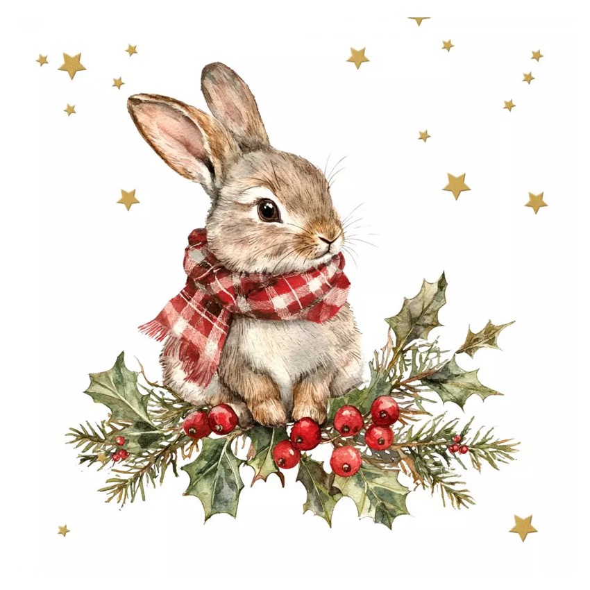 Paqu.20 serv.navidad: conejo con...