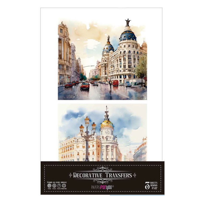 Decor Transfers Madrid II 20x30cm 8"x...