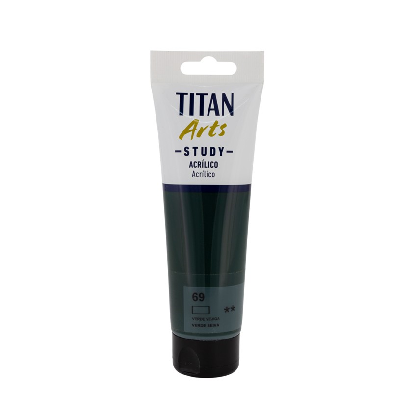 acrilico study titan120cc verde...