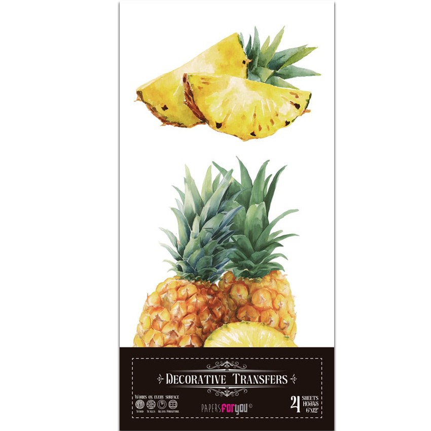 Decor Transfers pineapples 15x30cm...