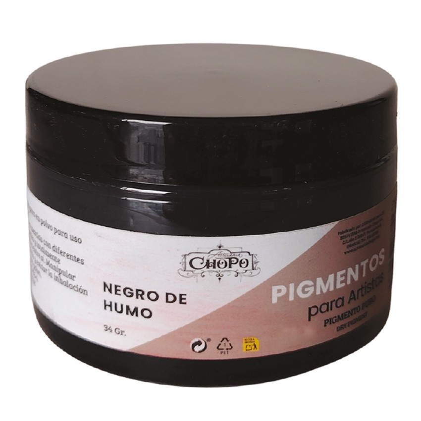 Pigmento Chopo 150 ml Negro de Humo...