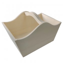 cesta ondas con asa curva...
