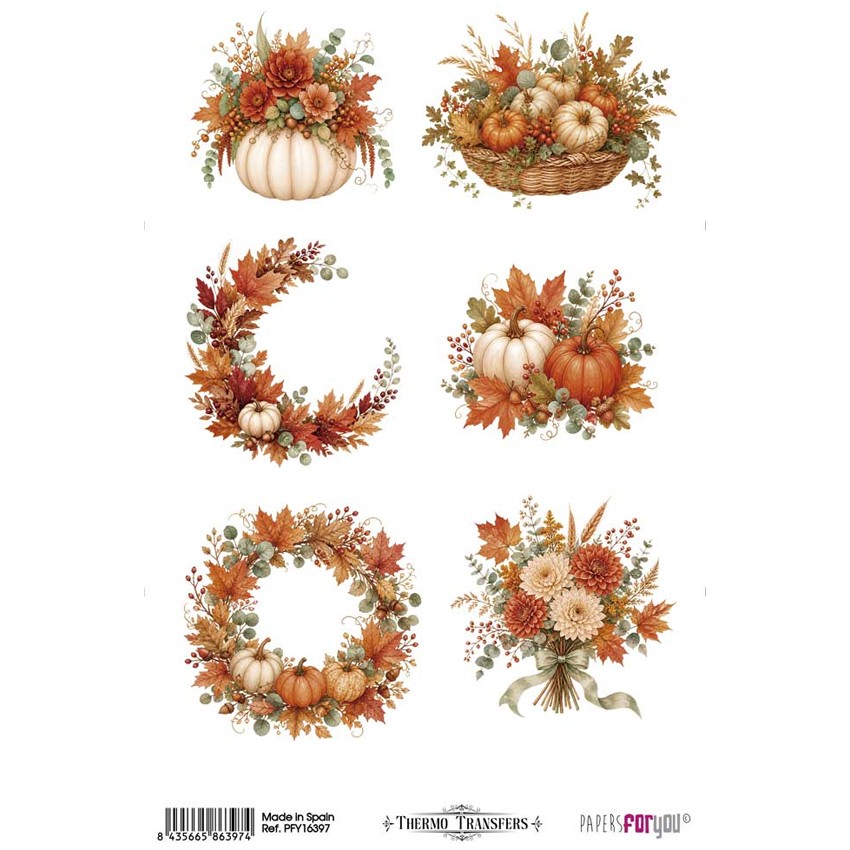 thermo transfers otoño II 20x30cm...