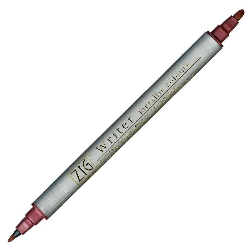 ROTUL.ZIG WRITER DOBLE 1/1,2mm 126 METALLIC ROJO