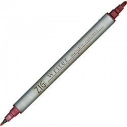ROTUL.ZIG WRITER DOBLE 1/1,2mm 126 METALLIC ROJO