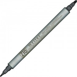 ROTUL.ZIG WRITER DOBLE 1/1,2mm 127 METALLIC NEGRO