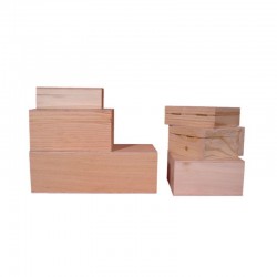 CAJA DE MADERA 12X7x5 cm