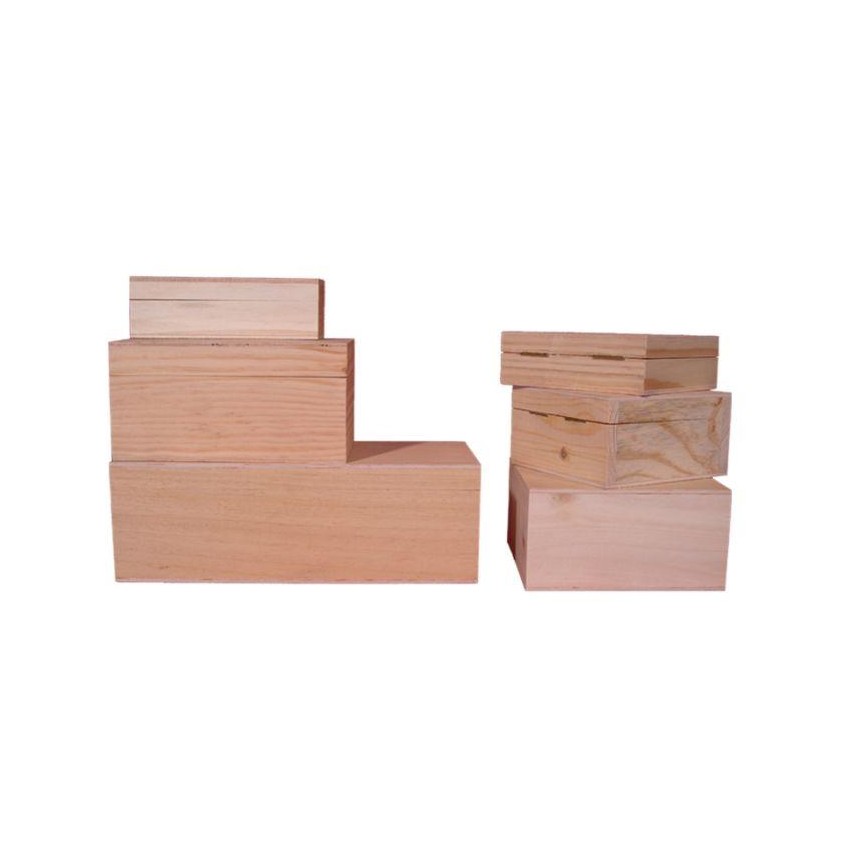 CAJA DE MADERA 12X7x5 cm