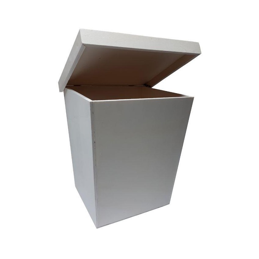 PAPELERA CHOPO CON TAPA 27x25x31cm