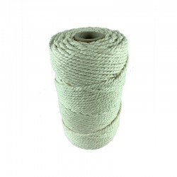CORDON MACRAME ALGODON CRUDO 3mm 12x3 CABOS (65m aprox)