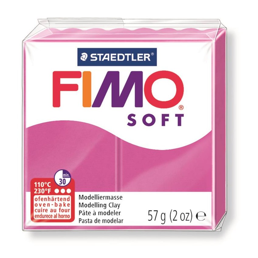 PASTA FIMO SOFT MAGENTA Nº22       PASTILLA 56 grs