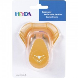 PERFORADORA ESQUINA 2,5cm HEYDA CORAZON