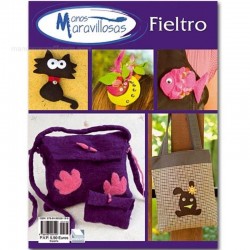 .LIBRO MANOS MARAVILLOSAS FIELTRO Nº105